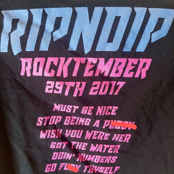 Rare limited edition Ripndip black 'Nikola' tee - Picture 5 of 5